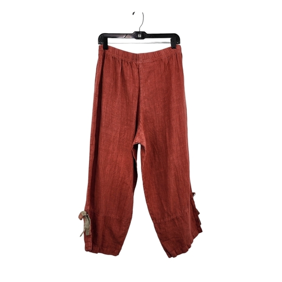Dress to Kill by Jane Mohr 100% Linen Vintage Bloomers Style Pants Lagenlook - Picture 5 of 7